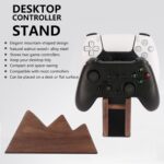Solid Wood Controller Stand Dual Gaming Controller Holder for Desk | Fits Xbox Series X/S, Xbox One, PS5, Switch Pro - Gamer Gift for Men Desk Accessories Walnut - Image 8