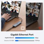 acer 6 in 1 USBC Hub with Ethernet, 4K@60Hz USBC to HDMI Multiport Adapter | 2*USB-A 3.0 & 1*USB-C 3.0 Data Ports, 100W PD Port, USB C Dongle for MacBook Neo/Pro M5/Air, Acer, iPad, iPhone 17/16/15 - Image 4