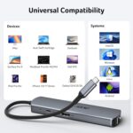 acer 6 in 1 USBC Hub with Ethernet, 4K@60Hz USBC to HDMI Multiport Adapter | 2*USB-A 3.0 & 1*USB-C 3.0 Data Ports, 100W PD Port, USB C Dongle for MacBook Neo/Pro M5/Air, Acer, iPad, iPhone 17/16/15 - Image 7