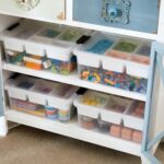 MACOPRO 17QT Clear Plastic Box Craft Storage Bin with Removable Tray & Lid | 1-pack container, art supply organizer for playdoh, sewing, beads & craft tools, space-saving stackable bins organization - Image 6