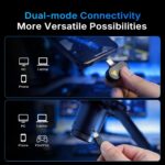 MAONO DGM20W Wireless Gaming Microphone for PC & Smartphones | USB-C Receiver, Clear Voice, Noise Reduction, Software Control, Custom RGB, Mute, Desk Stand, for Creators, Discord Streaming - Image 3