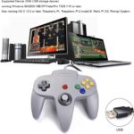 miadore 2 Pack USB Wired N64 Controller, Classic N64 PC Gamepad Joystick Controller for Windows PC MAC Linux Raspberry Pi 3 (Black/Gray) - Image 7