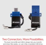 Verbatim 32GB Store ‘n’ Go Dual OTG USB 3.2 Gen 1 Flash Drive for USB-C Devices – 2 in 1 Type C Thumb Drive - Image 4