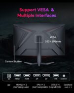 KTC 32 inch 240Hz Curved Gaming Monitor, 2K 1440P Computer Monitor,H32S25E | QHD PC Monitors Gamer 1000R, 1ms MPRT, 4000:1 Contrast, 122%sRGB, Adaptive Sync, HDMI Display Port, Tiltable, VESA Mount - Image 7