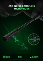 Wireless Gaming Headset for Xbox Series X|S, Xbox One, PS5, PS4, Blackgreen | Bluetooth 5.3, 3D Surround Sound, Rotatable Earmuffs, Gaming Headphones with Noise Canceling Microphones - Image 4