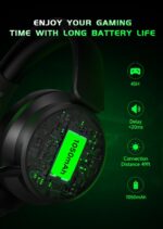 Wireless Gaming Headset for Xbox Series X|S, Xbox One, PS5, PS4, Blackgreen | Bluetooth 5.3, 3D Surround Sound, Rotatable Earmuffs, Gaming Headphones with Noise Canceling Microphones - Image 5