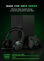 Wireless Gaming Headset for Xbox Series X|S, Xbox One, PS5, PS4, Blackgreen | Bluetooth 5.3, 3D Surround Sound, Rotatable Earmuffs, Gaming Headphones with Noise Canceling Microphones - Image 6
