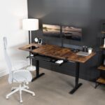 VIVO Black Extra Large 34 x 11 in Under Desk Keyboard Tray, MOUNT-KB15EB | Keyboard Tray for Typing, Slide Out Platform, Extra Sturdy C-Clamp Mount System, Computer Drawer, Black Frame - Image 8