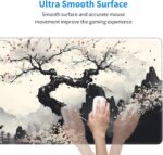Japanese Mouse Pad, Large Japanese Desk Mat, XL Anime Gaming Keyboard Mat, Non-Slip Rubber Base, Big Extended Desk Protector for Home Office, 31.5”x11.8” - Image 5