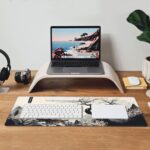 Japanese Mouse Pad, Large Japanese Desk Mat, XL Anime Gaming Keyboard Mat, Non-Slip Rubber Base, Big Extended Desk Protector for Home Office, 31.5”x11.8” - Image 10