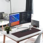 Leather Desk Pad Protector,Non-Slip Desk Pad,on-Slip PU Leather Large Mouse Pad,Easy Clean Desk Protecor Mat,Writing Pad for Office Work/Home/Decor(Black, 23.6" x 13.7") - Image 7