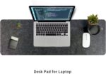 Felt Desk Mat | Computer Mat for Desk(36x12Inches) | Large Felt Mouse Pad and Keyboard Mat | Desk Protector for Office | Dark Gray - Image 10