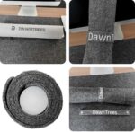 Felt Desk Mat | Computer Mat for Desk(36x12Inches) | Large Felt Mouse Pad and Keyboard Mat | Desk Protector for Office | Dark Gray - Image 8