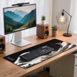 Mouse Pad Gaming - Desk Mat for Keyboard and Mouse - Kanagawa Large Mouse Pad for Desk, Japanese Sea Wave Mousepad (31.5 x 11.8inch) with Non-Slip Base, Desks Pad Mat for Game, Office and Home - Image 8