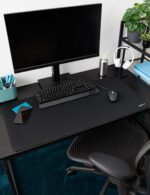 Amazon Basics Large Extended Computer Rectangular Mouse Pad, 16.7 x 35.7 inch, Black - Image 7
