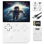 Anbernic RG40XX V Retro Handheld Game Console with Linux System 4'' IPS Screen 64G Card Preloaded Games 4753+ RG 40XXV Portable Gaming Console RG40XXV Supports 5G WiFi HDMI Bluetooth 4.2 White - Image 2