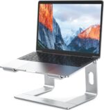 BESIGN LS03 Aluminum Laptop Stand, Ergonomic Detachable Computer Stand, Notebook Riser, Laptop Mount Compatible with Air, Pro, Dell, HP, Lenovo More 10-15.6" Laptops, Silver - Image 2