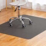 Baroyal Office Chair Mat for Hardwood Floor Under Desk Computer Rolling Chair Mat for Wood/Tile Floor Non-Slip Heavy Duty Desk Rug PVC Plastic Hard Floor Protector 36" x 48" (Espresso) - Image 2