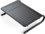 HUANUO Monitor Riser for Desk, Desk Organizer,Laptop Shelf w/Vented for Screen, Computer Stand for PC, Printer, for Home & Office - Image 2