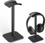 Headphone Stand for Desk - Headset Stand with Aluminum Hanger and Plastic Headrest, Headphone Holder for AirPods Max, Sony, Bose, Beats and More (Black) - Image 2