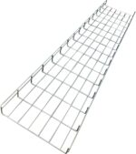 Kable Kontrol Cable Tray- 5 Feet Long - 18" Width, 4” Depth – Wire Mesh Tray Cable Management Rack Cords Organizer Cable Basket, Zinc Plated Steel NEC Approved for Network, Fiber Optic, Cabling - Image 2