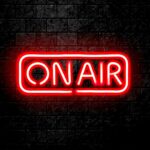 ON AIR Neon Signs, LED Studio Live Decorative Lights, Streaming Recording Sign, USB Connected, for Streamers Influencers Gamers Room Bar Club Home Party Decoration… (Red) - Image 2