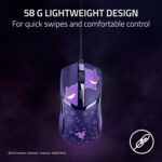 Razer Cobra Wired Gaming Mouse, 58g Lightweight, Pokemon Gengar Edition | Gen-3 Optical Switches, Chroma RGB Lighting Underglow, 8500 DPI Optical Sensor, 100% PTFE Mouse Feet, Speedflex Cable - Image 2