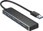 USB Hub 4 Port, VIENON USB 3.0 Hub USB Splitter for Laptop, USB Port Extender USB A Hub for PC, Desktop, Xbox, PS4, Flash Drive, Printer, Keyboard, Mouse, HDD, Plug and Play - Image 2