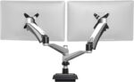 Vari Dual Monitor Arm - VESA Monitor Mount w/ 360 Degree Adjustment - Monitors up to 27 inches, 19.8 lbs - Double Monitor Arms with Full Adjustability - Computer Monitor Stand for Home or Office - Image 2
