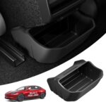 Wigoo for Tesla Model 3 Highland Rear Center Console Organizer | Partitioned Storage, Stable Installation, Backseat Storage Box, for Model 3 2024~2026 - Image 2