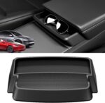 Wigoo for Tesla Model Y Juniper/Model 3 Highland Center Sunglasses Holder | Extra Space, Install in Seconds, Soft Yet Durable, Waterproof & Wipe Clean - Image 2