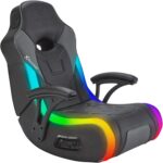 X Rocker Video Gaming Floor Rocker Chair, Built-in Audio, College Dorm Essentials for Guys and Girls, Bedroom, Foldable, Gifts for Gamers - Image 2
