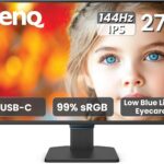 BenQ GW2790C 27″ IPS Computer Montior 1080P FHD 144Hz Game-Ready, Home Office, USB-C, Visual Optimizer, Flicker-Free, Low Blue Light, Ultra Slim Bezel, TUV-Certified, Eye-CareU