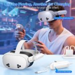 YUANHOT 20000mWh Battery Pack for Meta Quest 3S/3/2, VR Power Bank, 2-Pack | PD 18W Fast Charger, Lightweight VR Headset Battery, Extended 2-4H Playtime, for Oculus Quest 3/Quest 2 Accessories - Image 3