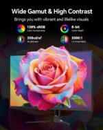 KTC 32 Inch Curved 240Hz Gaming Monitor, 280Hz Computer Monitor FHD, H32C5 | 1080P PC Curve Monitors 1500R, 1MS MPRT, Adaptive Sync, 128% sRGB, 3500:1, HDR Low Blue Light, Tiltable VESA Mount - Image 5