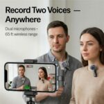 Mini Mic Pro (Latest Model – #1 Microphone for iPhone & Android, Wireless Mini Microphone, Clear Voice, Noise Cancelling, Lavalier Mic for TikTok, YouTube & Interviews - Image 5