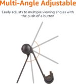 Amazon Basics Multi-Angle Portable Foldable Stand for iPad Tablet, E-reader and Phone, Sturdy Hands-Free Viewing, Black - Image 2