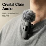 Mini Mic Pro (Latest Model – #1 Microphone for iPhone & Android, Wireless Mini Microphone, Clear Voice, Noise Cancelling, Lavalier Mic for TikTok, YouTube & Interviews - Image 2
